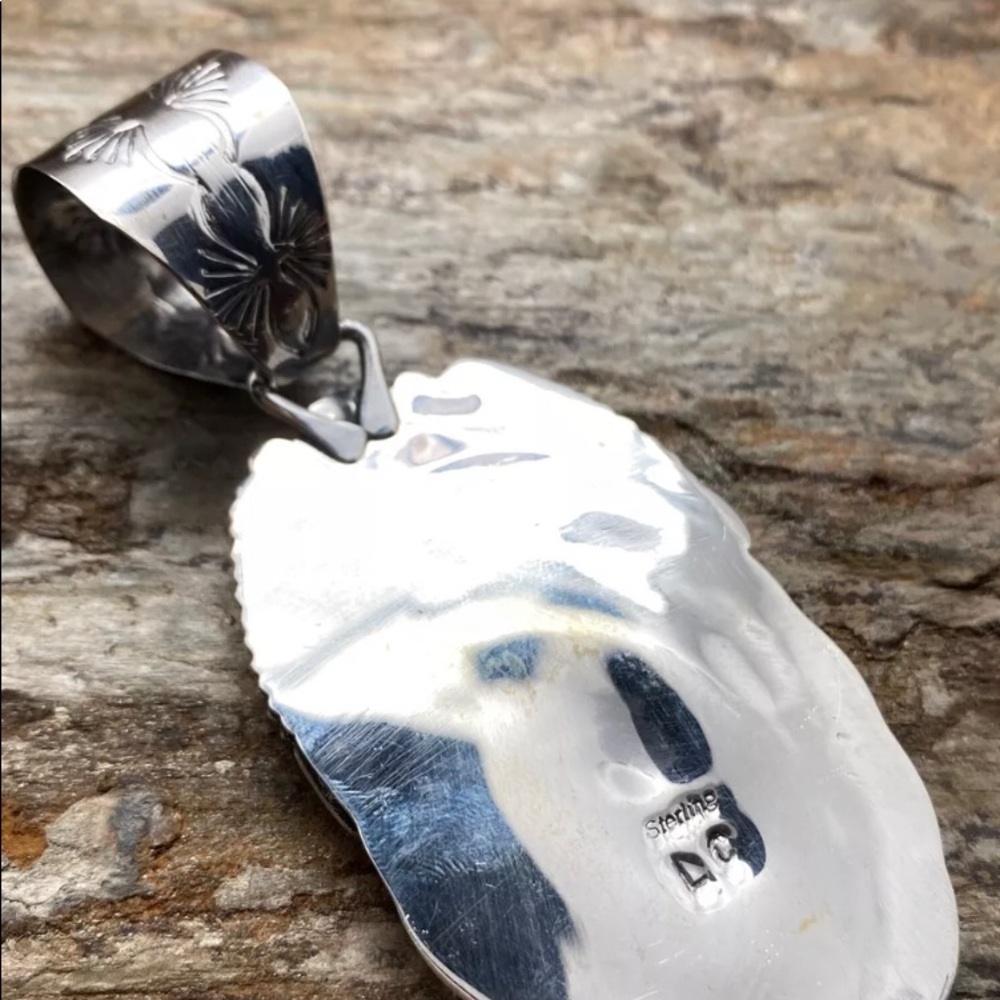 Nativeamerican Sterlingsilverpurplecharoitependant - image 4